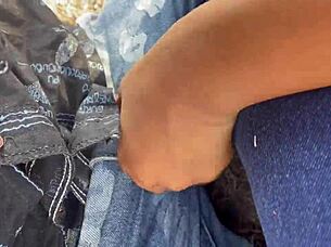 Stepsister tricked into jungle for a fuck