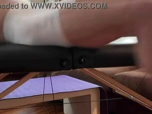 Groin Stretch In Tight Spandex Shorts.