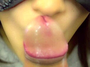 My Japanese hot step sister gives blowjob