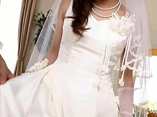 japanese bride cheats with creampie 😏