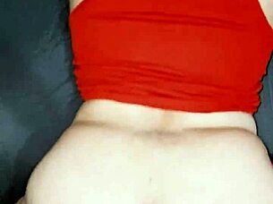 Bbw Begs Chubby Guy For Anal Doggy