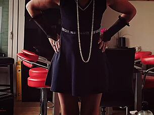 Step mommy discovers stepson jerking off in his bed in the morning. Irresistible temptation leads to dangerous desires.