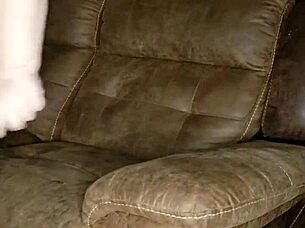 Does this moaning milf scream louder when fucked in her pink thong?