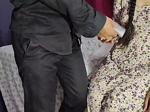 i watched desi bhabhi fucking her husband in the bedroom with cum inside her pussy, it was so hot