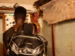 An Impressive and Unprecedented Sex Scene in Gogo in the Adultery of a Couple in Black Africa by a Colleague Who After Having Fuck the Wife in Front of the Husband Also Fucks the Husband in Front of the Wife