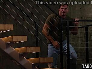 Skinny blonde Kenna James masturbates then gets roughly fucked by roommate