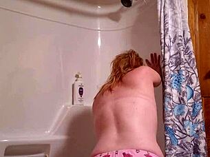 Me About To Shower With Intense Masturbation