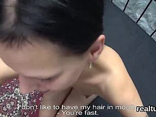 Attractive Czech teen seduced in mall and fucked in POV