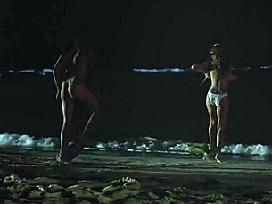 Kelly Brook nude on the beach!