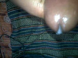 Indian Mallu Guy's Oiled Cock Cums In Cumshot