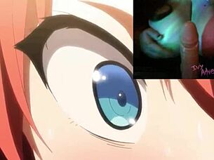 chubby goth girl watches hentai with ivyadventure