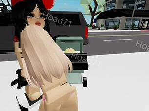 Rough Outdoor Sex With Blonde Submissive In Public