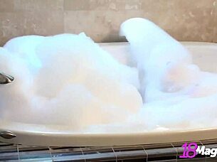 young emi clear fingering pink pussy 😍