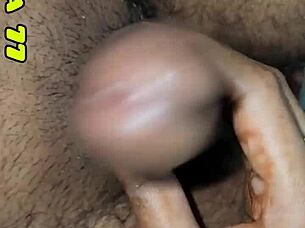 sexy girlfriend gives handjob after blowjob, then fucks tight pussy