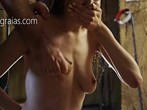 Redhead russian screams during bdsm torment