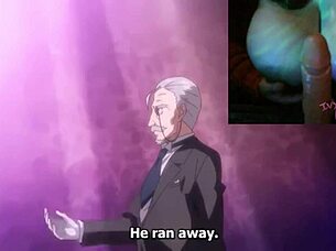 chubby goth girl watches hentai with ivyadventure