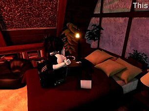 Best friend helps with masturbation and titty fuck.