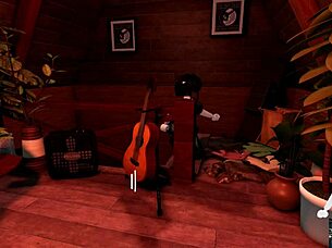 Best friend helps with masturbation and titty fuck.