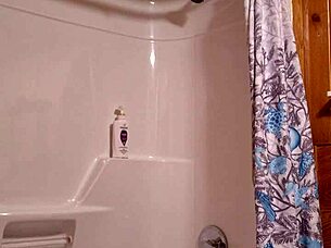 Me About To Shower With Intense Masturbation