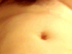 Her pov pumping cum on busty natural tits