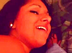 What a pretty girlfriend riding hard!