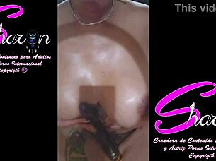 personalized video featuring mexican beauty with piercing in bedroom setting