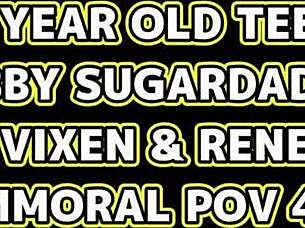 Teddy and Venus share a playful ball licking moment