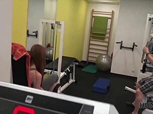 Rich Man Trains Teen Girlfriend Hard With Blowjob And Licking In POV