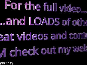 britney's sloppy blowjob compilation with huge facials