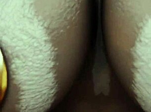 Playing game with anime brunette character in 3D cartoon