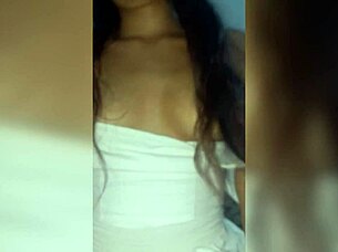 Teen asks, 'Want to see me ride this hard cock hard?'