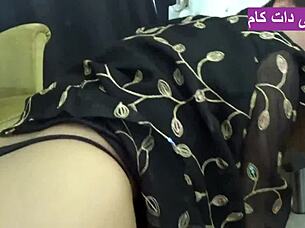 Homemade video featuring a cute brunette Afghan girl