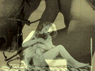 dark lantern entertainment presents retro vintage hairy natural tits and pussy