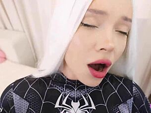Kate Kuray Fucks Hard In Spider-Girl Costume!