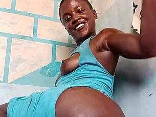 Why Not Watch The Sexiest Ebony Crazy Bitch From Ghana In Her Solo Show?