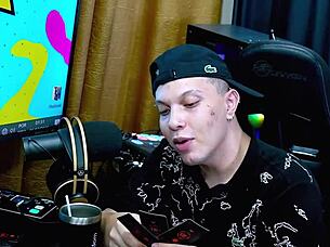 Belinha Baracho Grabs Host Kisses Him Grabs His Cock