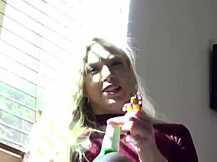 Fucked blonde model unnoticed.