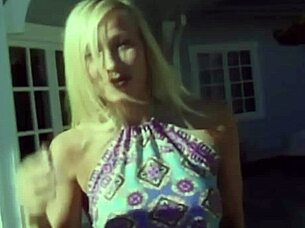 a perfect blonde plugs her girl's pussy and teases asshole for hours