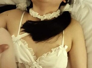 Stranger bangs my wife and fills her with cum. He keeps pounding her juicy pussy hard! 🔥