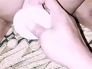 That Dildo Makes Me Squirt! Girlfriend Uses Toys In Dorm For Big Orgasm