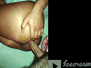 At 18, her huge ass is perfect for anal play.