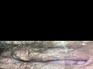 Pound my chubby pussy harder in missionary, the Latina begs with her monster cock.