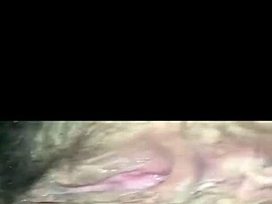 Pound my chubby pussy harder in missionary, the Latina begs with her monster cock.