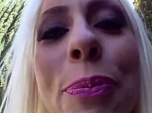 Lorelie Lee, that tattooed blonde, dives into a hardcore threesome