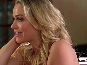 lesbian threesome with ass licking