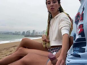 Public Dick Flashing - I See That You Are Jerking Off to Me and I Want to Help You Cum