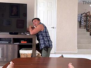 Repairman Pounds Pregnant Molly Pills