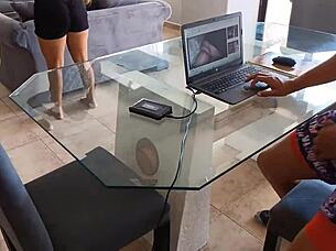 Sexy Latina Hot Hidden Assfucking With Mother-In-Law