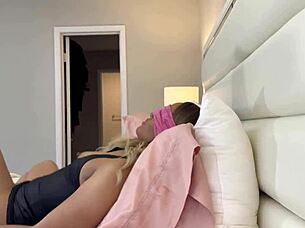 Step son caught masturbating by hot step mom 😳