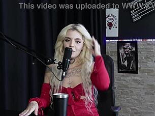 brazilian actress kyra sex in sheer red outfit compilation